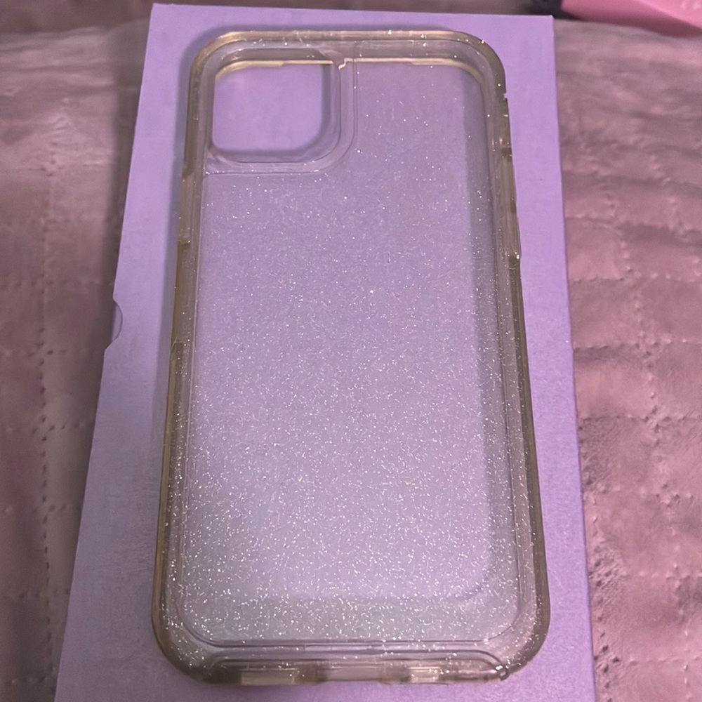 Clear Glitter iPhone 12 Pro Case